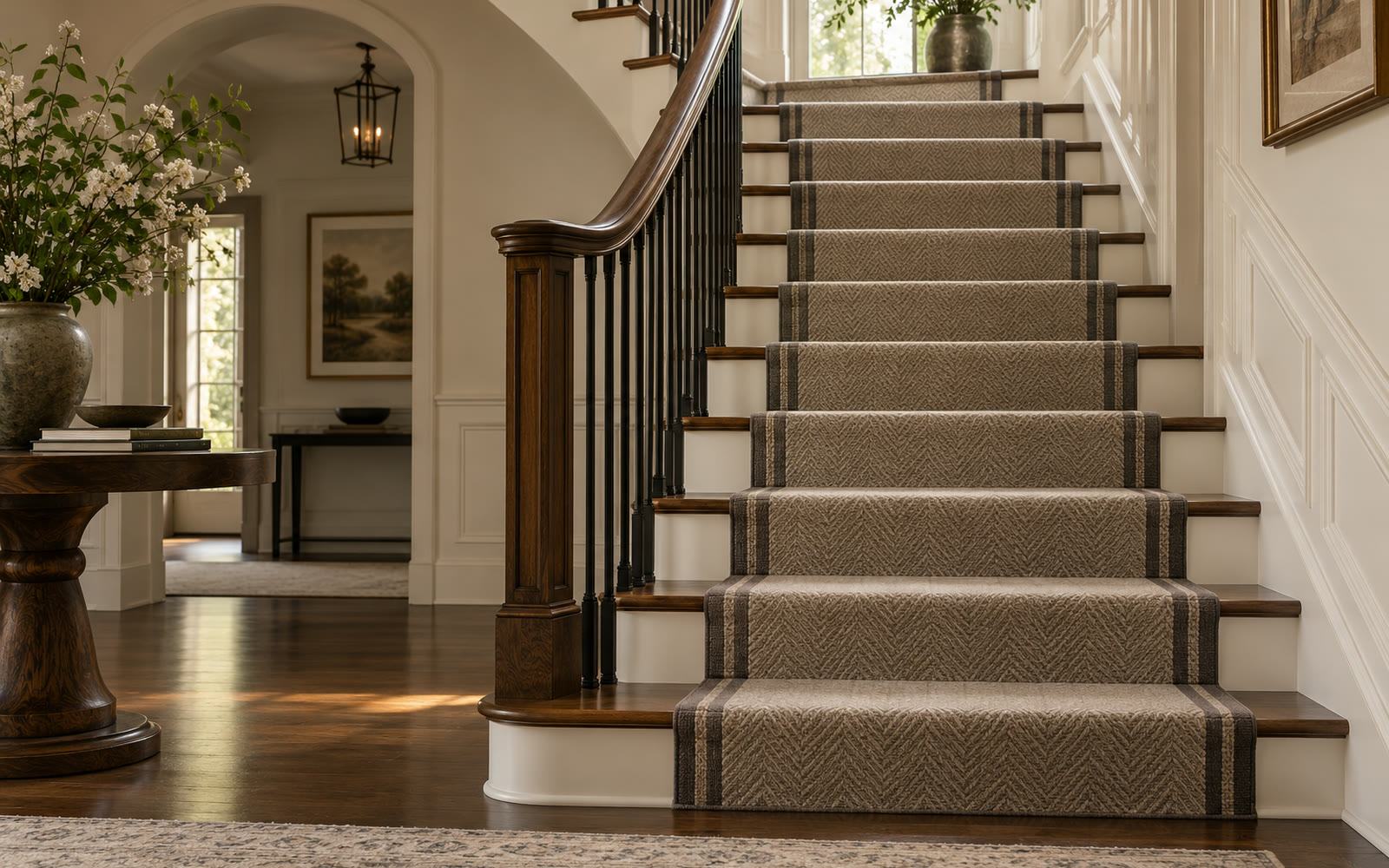 What makes a custom stair runner feel considered