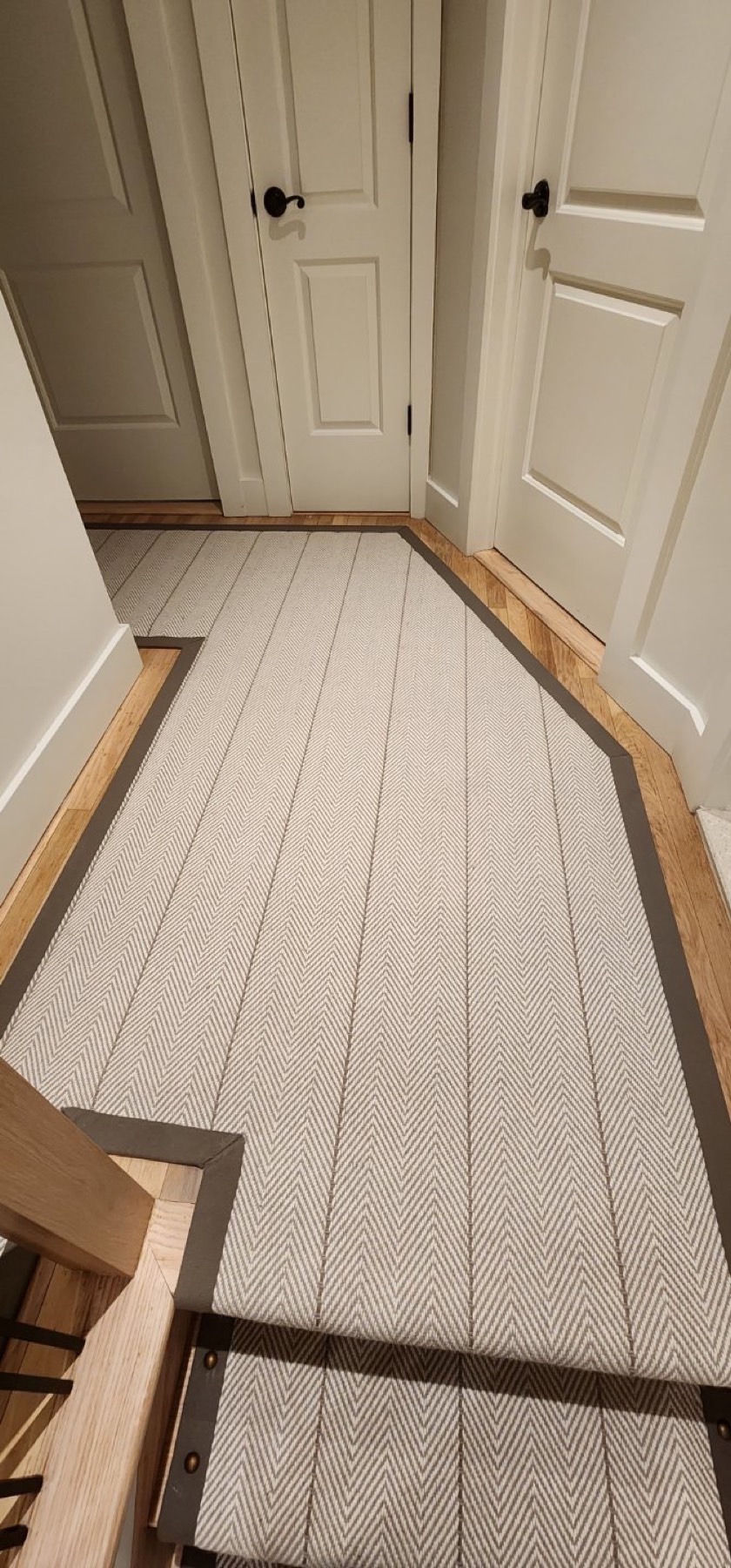 Custom Herringbone Runner in East Hampton, NY