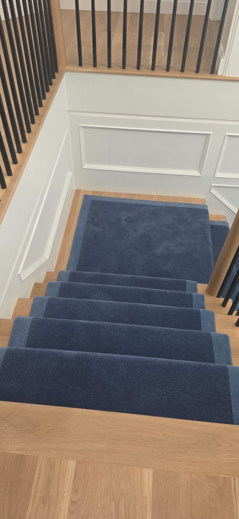 Custom Stair Runner Design & Installation in Malverne, NY