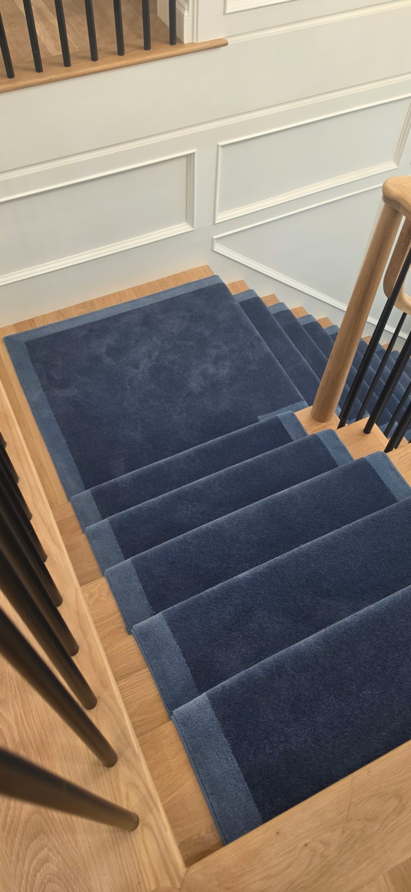 Custom Stair Runner Design & Installation in Malverne, NY