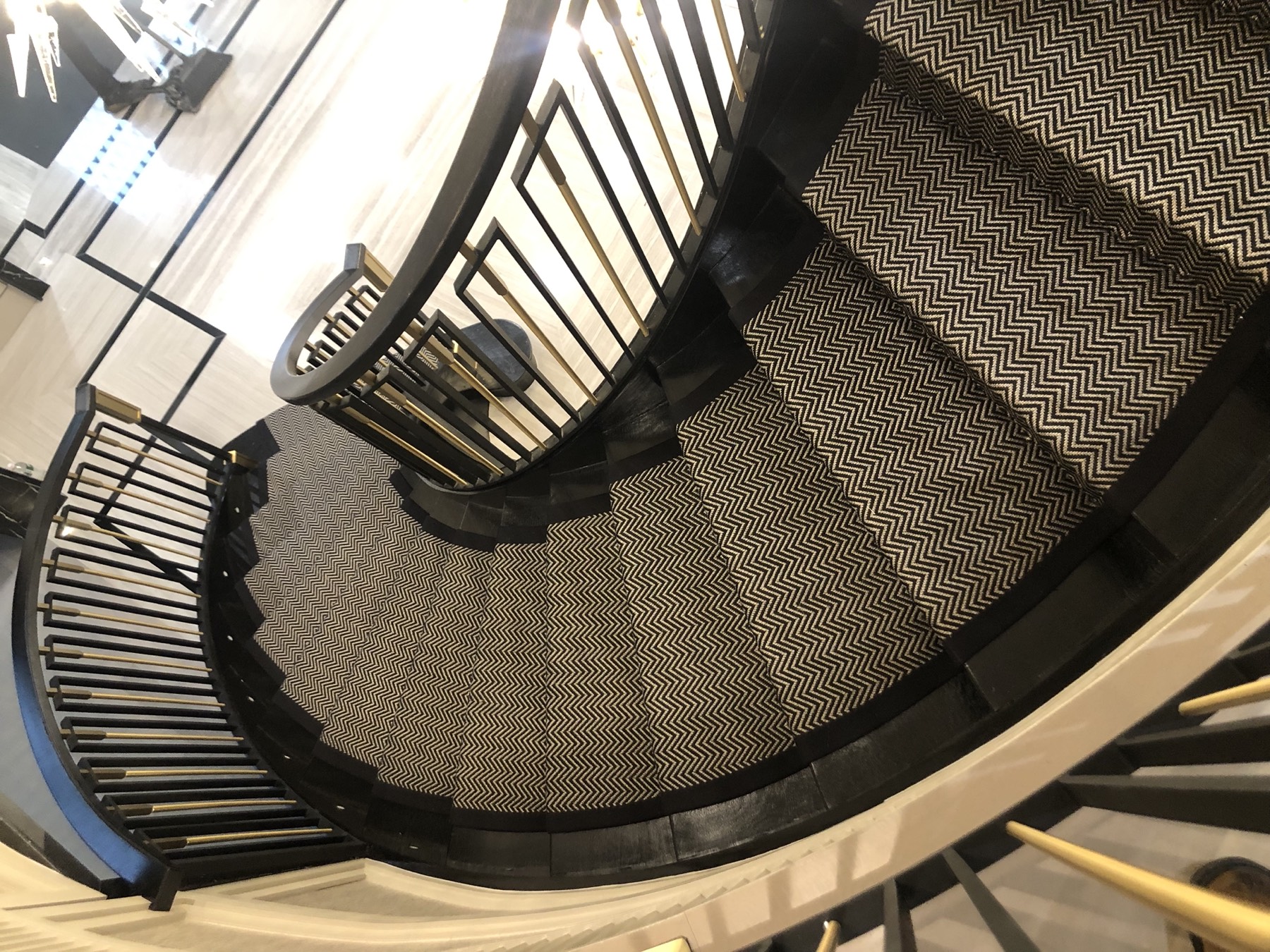 Custom Stair Runner Design & Installation in Woodmere, NY