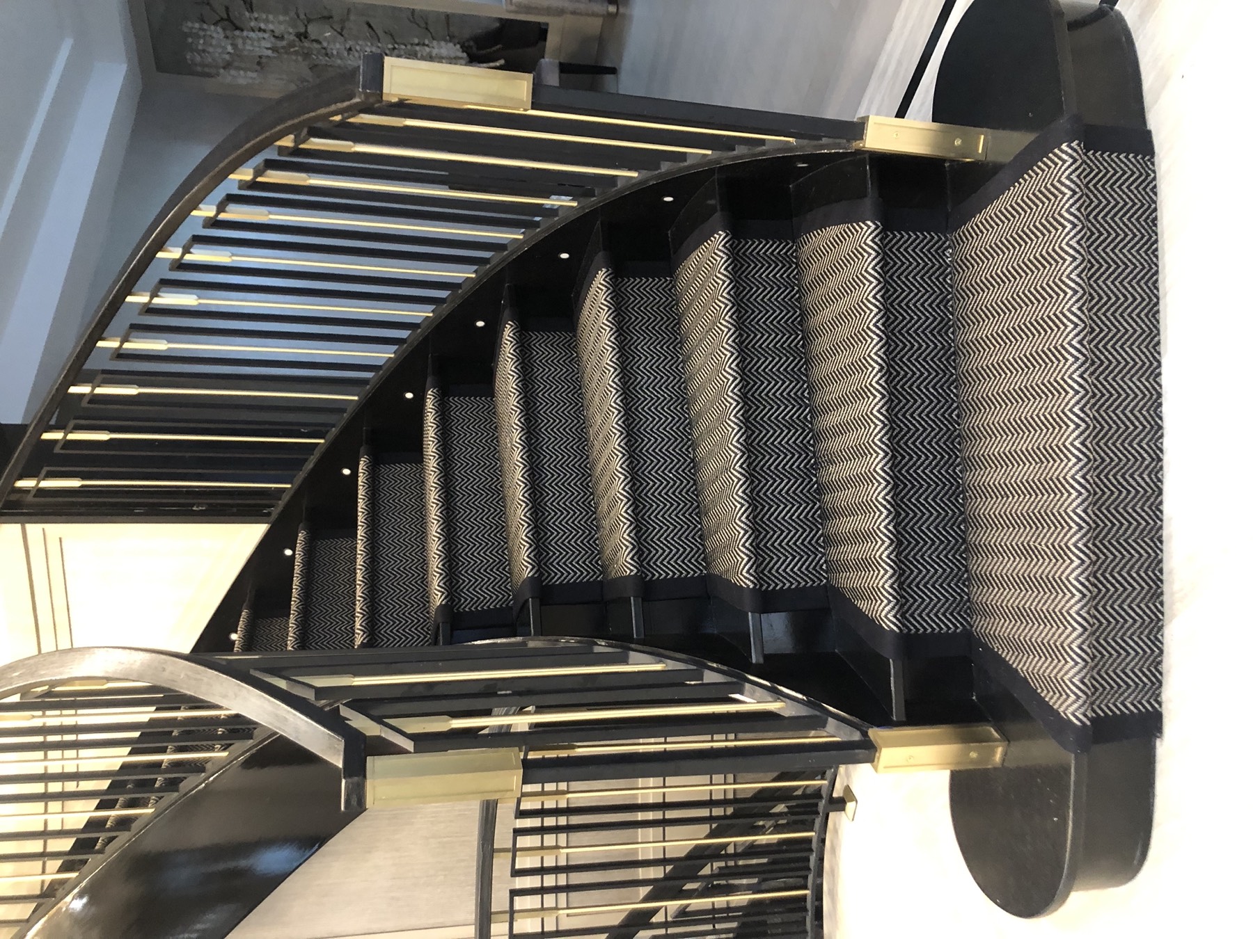 Custom Stair Runner Design & Installation in Woodmere, NY