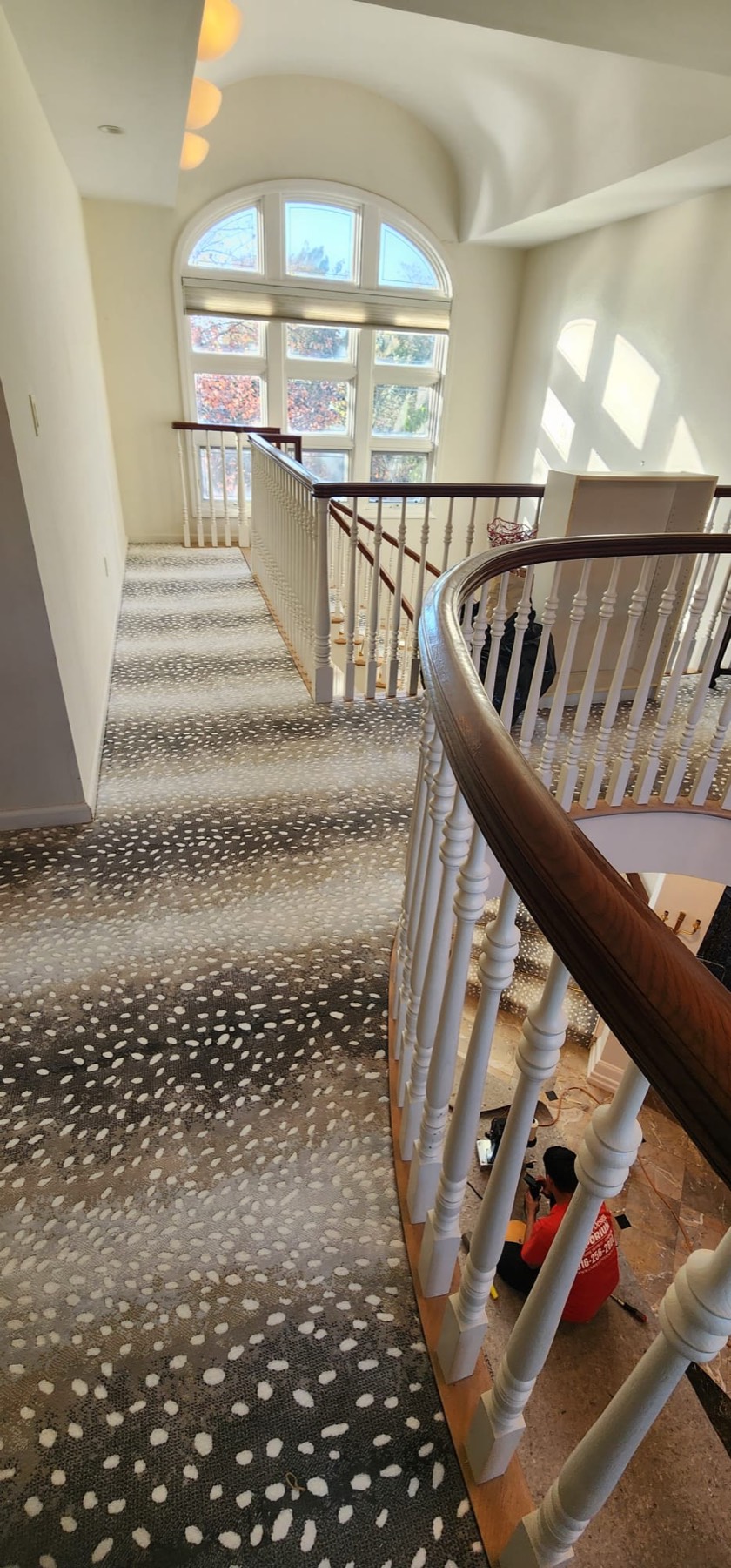 Custom Stair Runner Design & Installation in Rockville Centre, NY