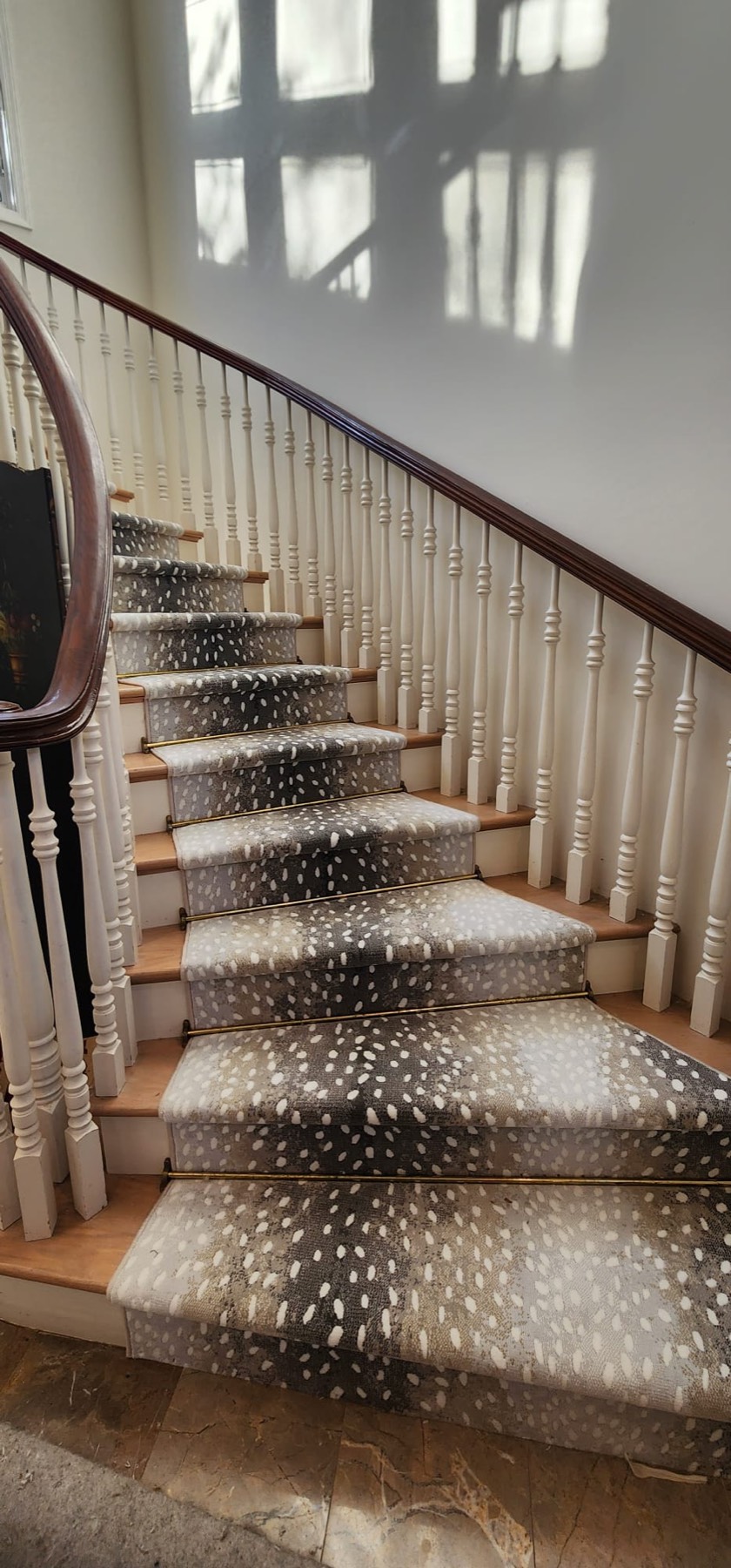 Custom Stair Runner Design & Installation in Rockville Centre, NY